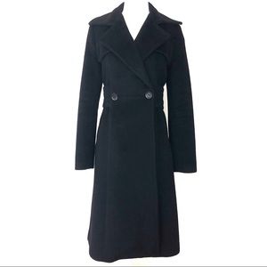 TIME (The Handsome Brand) Black Wool Coat (size 2)